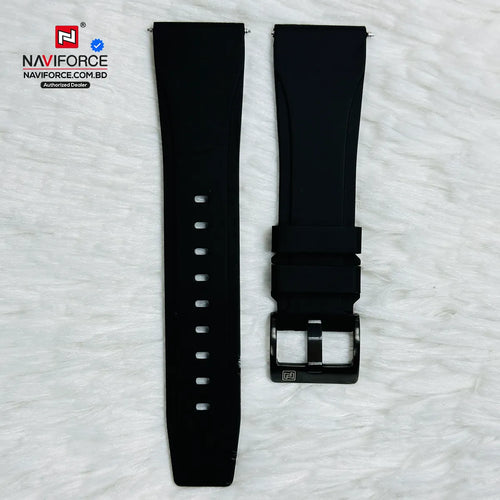 Naviforce Silicon Belt 8025 - 24mm - Black