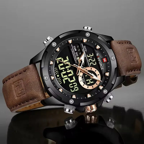 Naviforce 9208 L - Black Brown