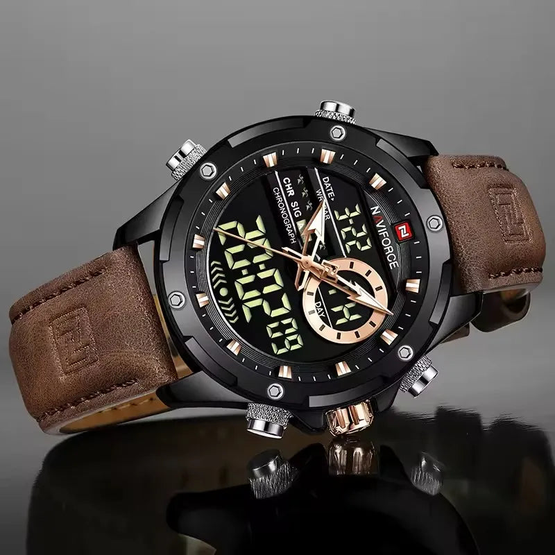 Naviforce 9208 L - Black Brown