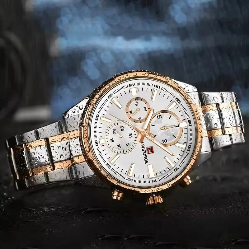 Naviforce 9089 CH - Rose Gold