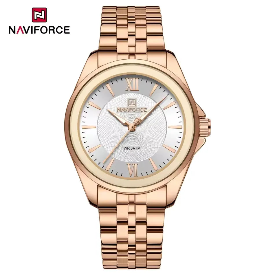 Naviforce 5067 For Women - Rose White