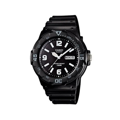 Casio Youth Day Date Red Resin Belt Watch MRW-200H-1B2VDF