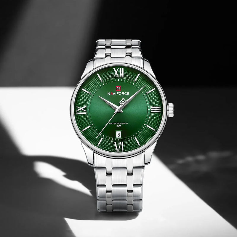 Naviforce 9272 CH - Silver Green