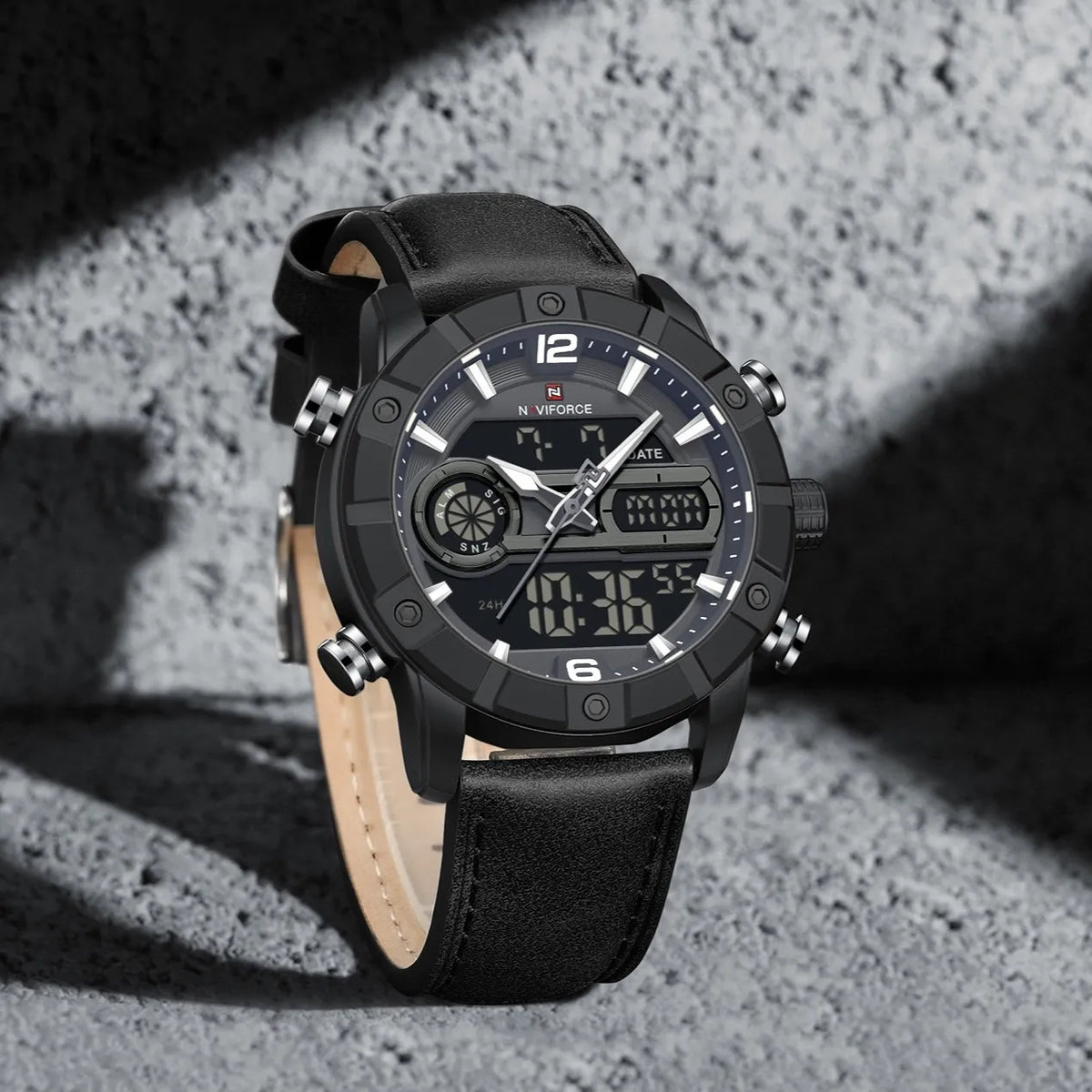 Naviforce 9263 - Black Gray