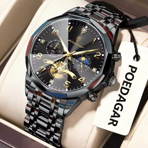 Poedagar 939 For Men - Silver Gold Black