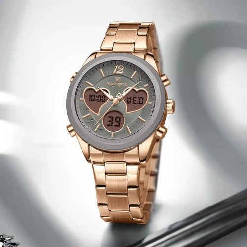Naviforce 5045 For Women - Rose Gray