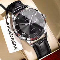 Poedagar 785 Ladies Watch - Silver Rose Brown