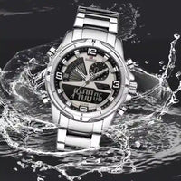 Naviforce 9257 For Men - Silver Gray