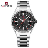 Naviforce - 9266 Silver Black Red for Men