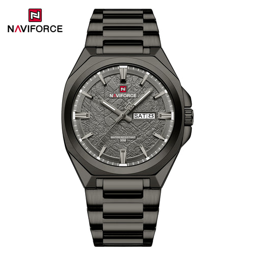 Naviforce 9273 Men's Watch - Black Gray
