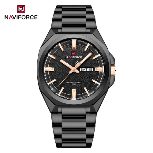 Naviforce 9273 Men's Watch - Black Rose