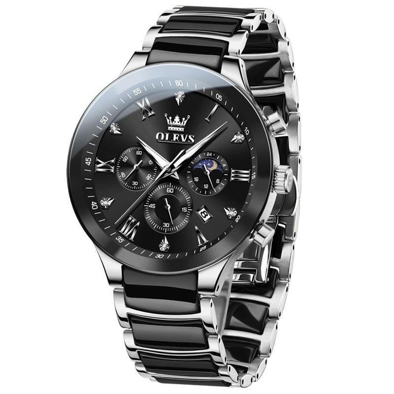 Olevs 7004 CH For Man - Black