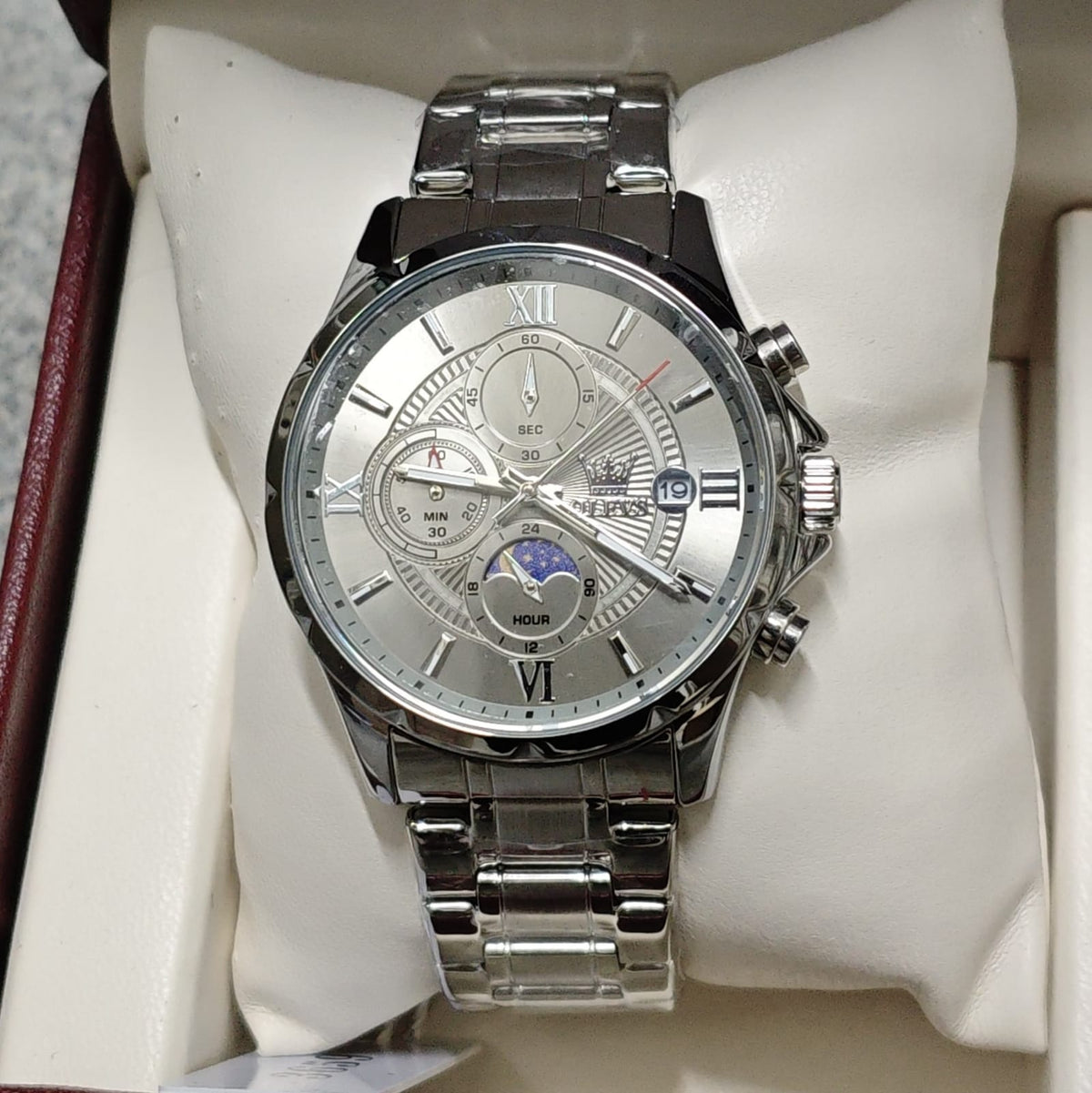 Olevs 3659 CH For Men - Gray