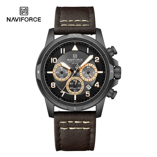 Naviforce 8077 L - Black Coffee