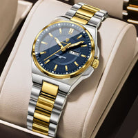 Poedagar 870 Men's Watch - Silver Black