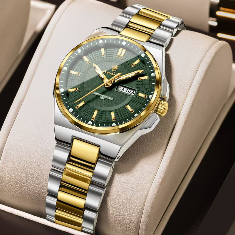 Poedagar 910 CH For Men - Gold White