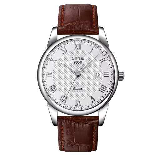 Skmei 9058 - Brown White