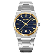 Skmei 9382 CH For Men - Silver Gold Blue