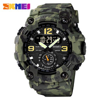 Skmei 1637 Men's Sport Watch- Army Green