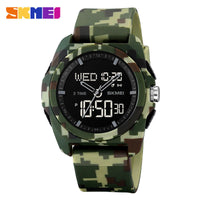 Skmei 2199 Silicone strap Men - Army Green