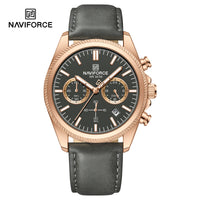 Naviforce 8082 L For Men - Rose Gray