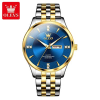 Olevs 5598 CH - Gold Blue For Men