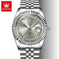 Olevs 5680 CH For Man - Silver Gray