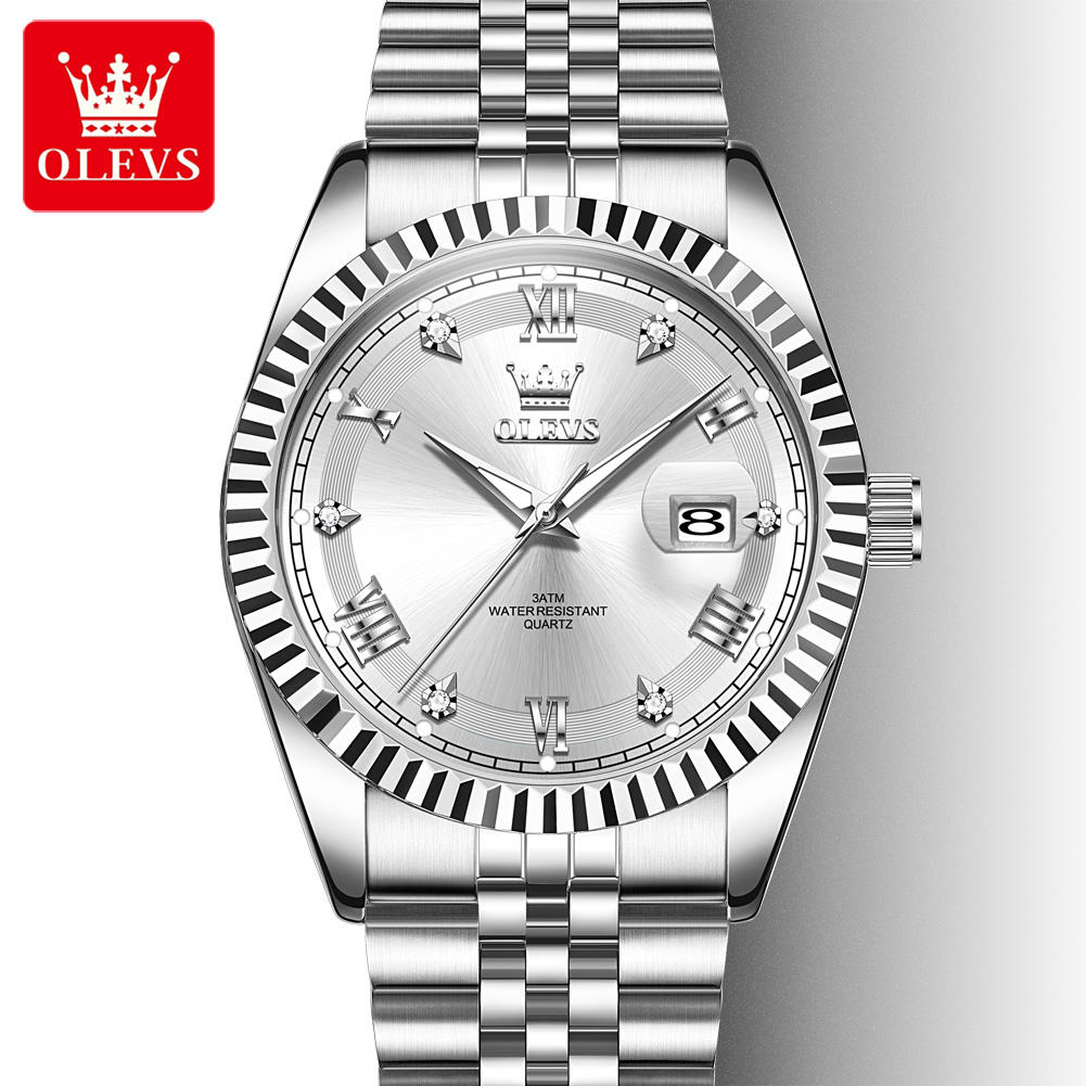 Olevs 5680 CH For Man - Silver