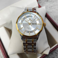 Olevs 3662 CH For Man - Silver Gold White