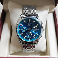 Olevs 3611 CH For Man - Silver Blue