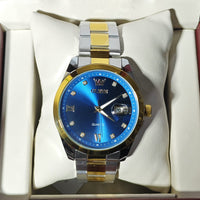 Olevs 3709 CH For Men - Silver Gold Blue