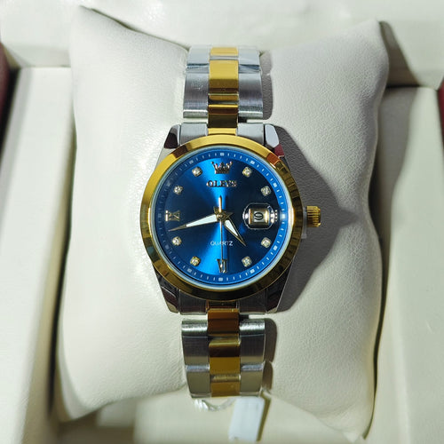 Olevs 3709 For Women -Silver Gold Blue