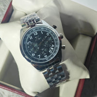Olevs 2981 CH For Men - Silver Black