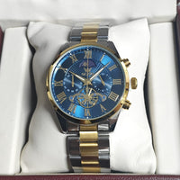 Olevs 3640 CH For Men – Silver Gold Blue