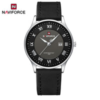 Naviforce 9290 L For Men - Silver Black