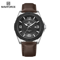 Naviforce 8084 L For Men - Black Coffee