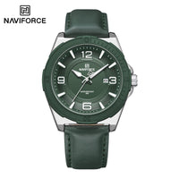 Naviforce 8084 L For Men - Silver Green