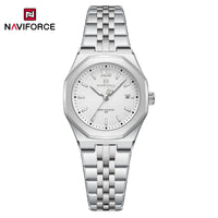 Naviforce 5078 CH For Women - Silver
