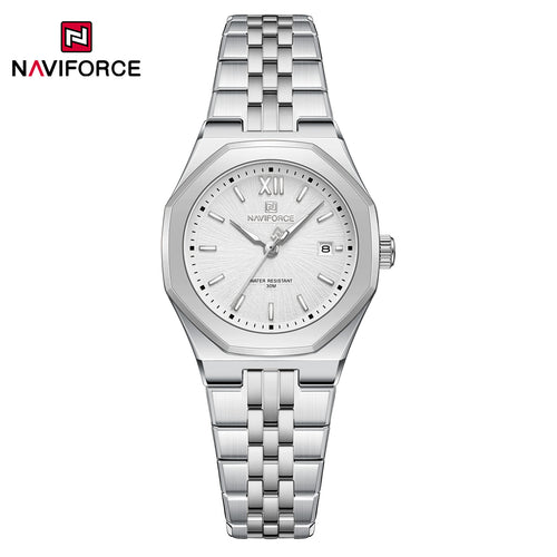 Naviforce 5078 CH For Women - Silver