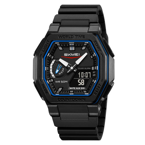 Skmei 2438 For Men - Black Blue