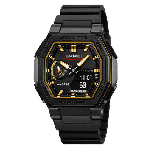 Skmei 2438 For Men - Black Gold