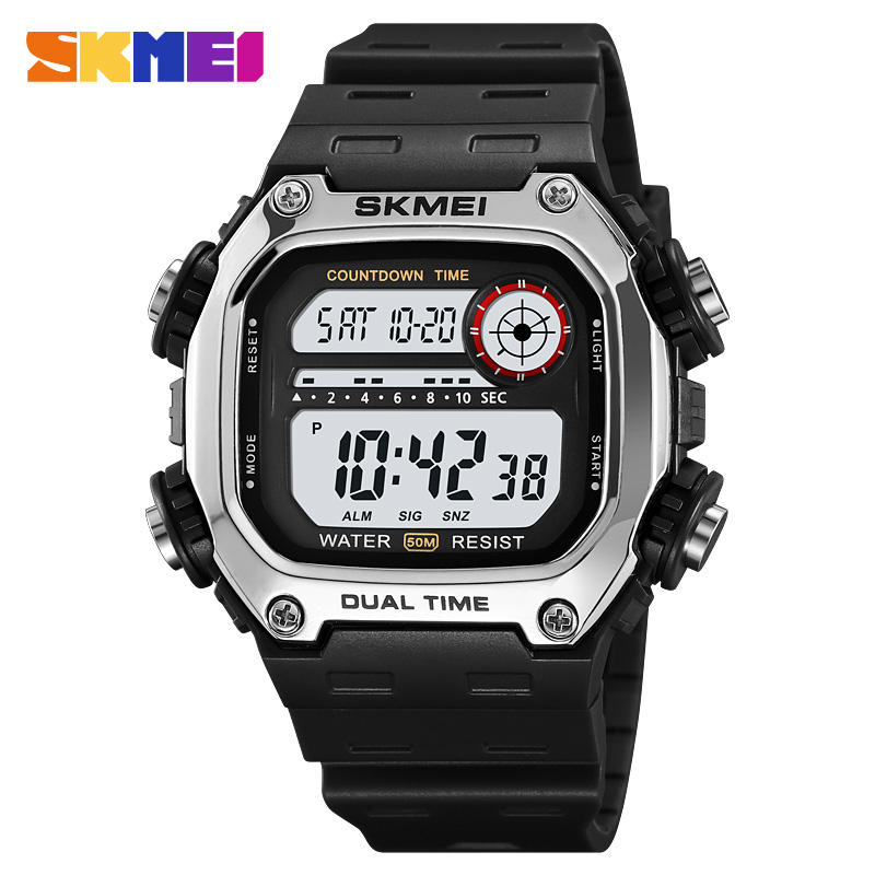 Skmei 2126 For Men - Silver Black