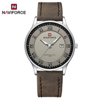 Naviforce 9290 L For Men - Silver Gray
