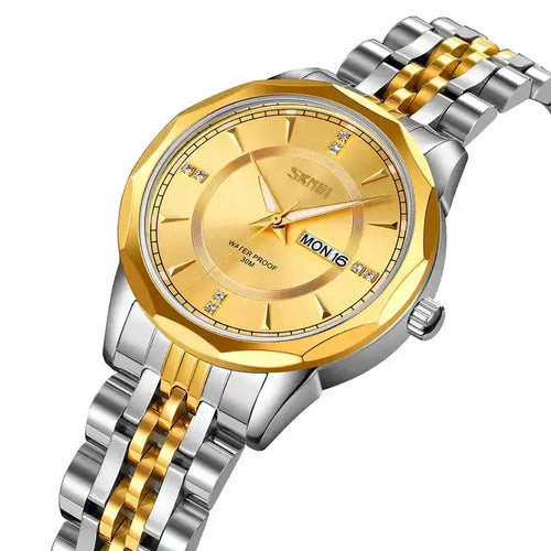 Skmei 9264 For Women - Silver Gold