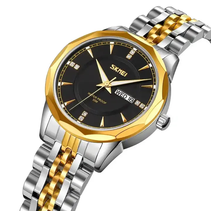 Skmei 9264 For Women - Silver Gold Black