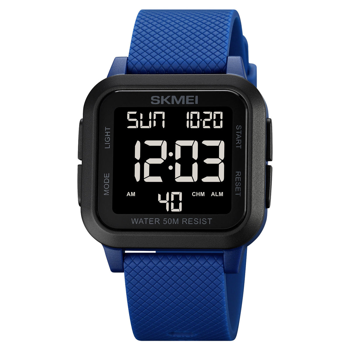 Skmei 1894 Silicone strap Men - Black Blue