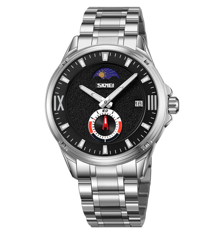 SKMEI 9326 For Men - Silver Black