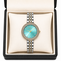Oliya 6802 Ladies Watch - Silver Gold Sky