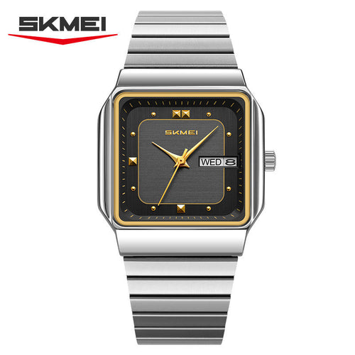 Skmei 9414 CH For Unisex -Silver Black