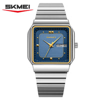 Skmei 9414 CH For Unisex -Silver Blue